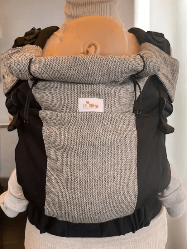 Эрго-рюкзак Di Sling Toddler Черно-серый DST0014 Эрго-рюкзак Di Sling Toddler Черно-серый DST0014