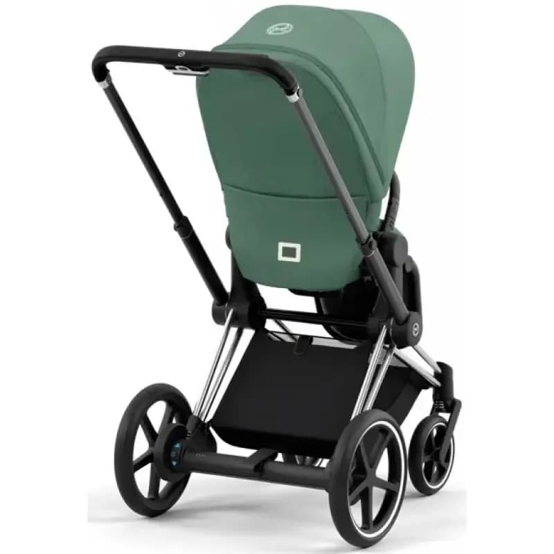 Коляска универсальная 2в1 Cybex e-Priam Leaf Green/Chrome Brown 520020102LG/3 фото 2 Коляска универсальная 2в1 Cybex e-Priam Leaf Green/Chrome Brown 520020102LG/3 фото 2