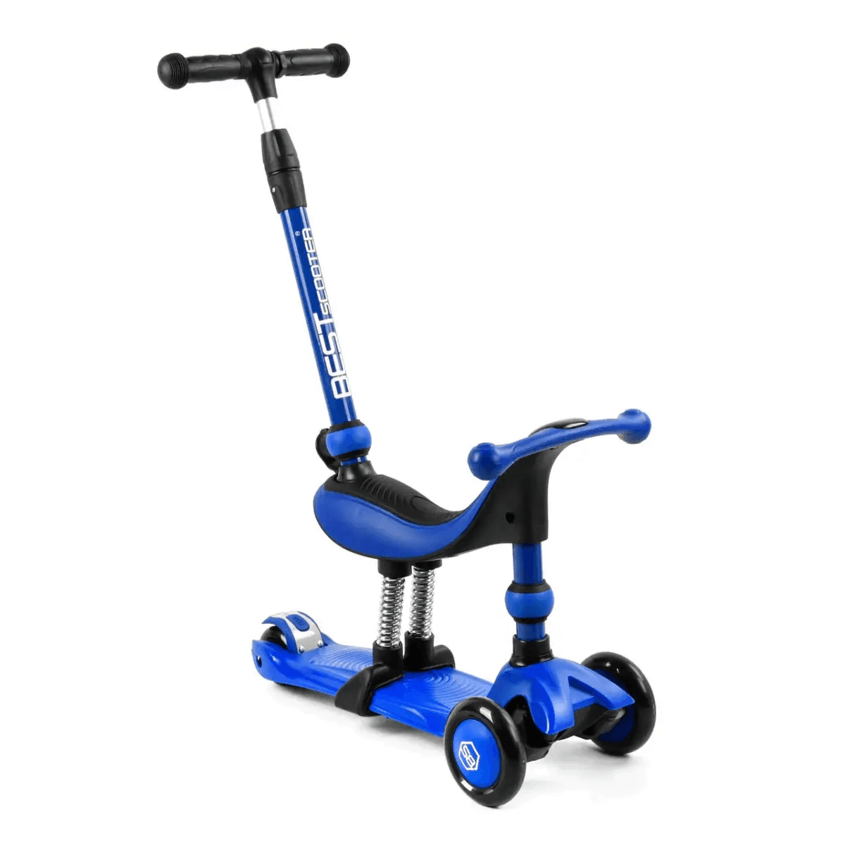Самокат 3-х колісний Best Scooter з ручкою 3в1 BS-27018 Самокат 3-х колісний Best Scooter з ручкою 3в1 BS-27018