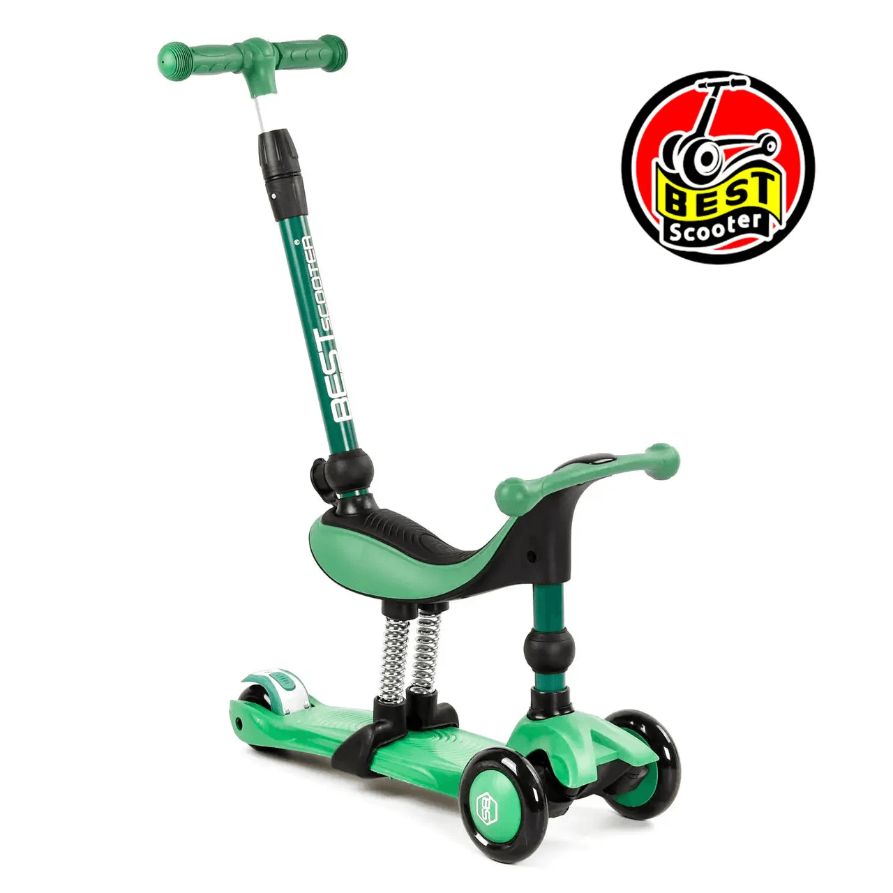 Самокат 3-х колесный Best Scooter с ручкой 3в1 BS-78812