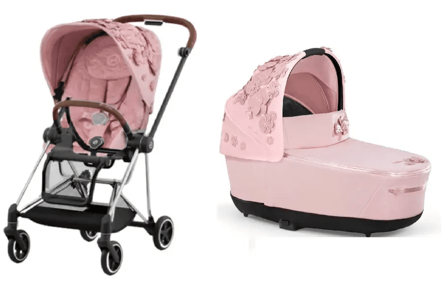 Коляска універсальна 2в1 Cybex Mios 4.0 Simply Flowers Pink/Chrome Brown 522000789/3