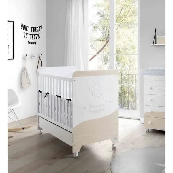 Кровать детская Micuna Cosmic 120х60 см White Nordic COSMIC WHITE/NORDIC фото 2 Кровать детская Micuna Cosmic 120х60 см White Nordic COSMIC WHITE/NORDIC фото 2