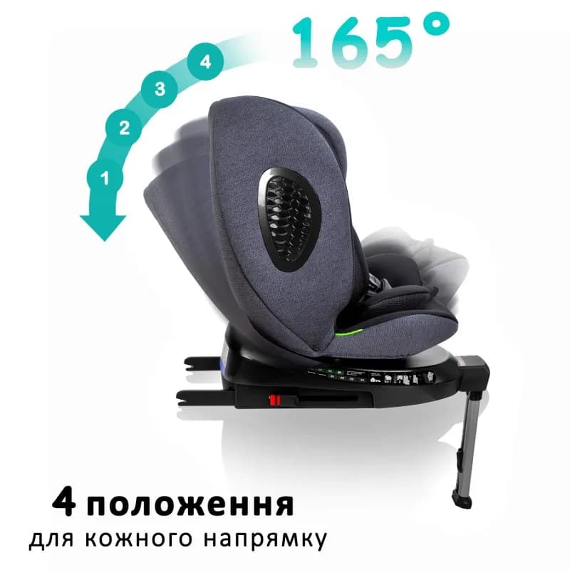 Автокрісло Bugs Aera 360° Shadow Grey 567 фото 3