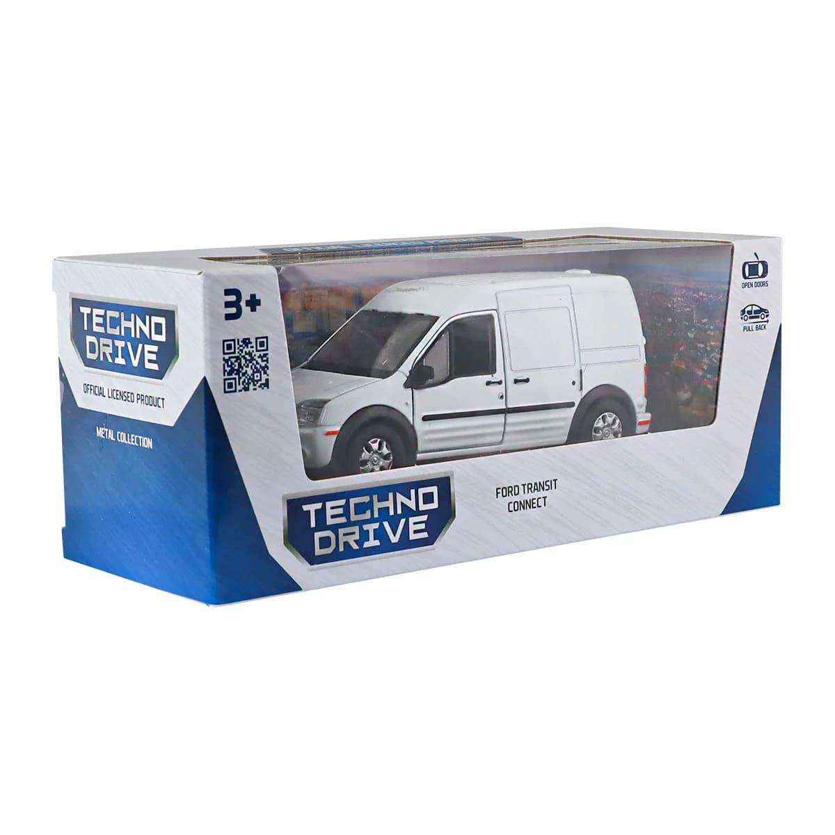 Машина Techno Drive Ford Transit Connect 1:43 250386W фото 14 Машина Techno Drive Ford Transit Connect 1:43 250386W фото 14