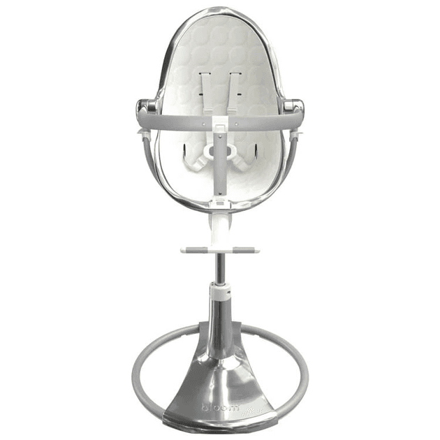 Стульчик для кормления Bloom Fresco Silver + набор вкладышей Bloom Fresco persimmon red E10535S11-AKS-E10516-PRL