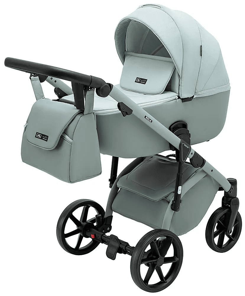 Коляска універсальна 2в1 Adamex Nola Natura Mint 681682