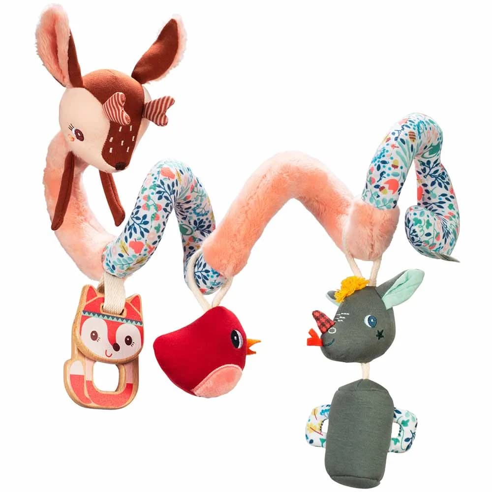 Спиральная игрушка на коляску Lilliputiens Лес 83337 фото 2 Спиральная игрушка на коляску Lilliputiens Лес 83337 фото 2