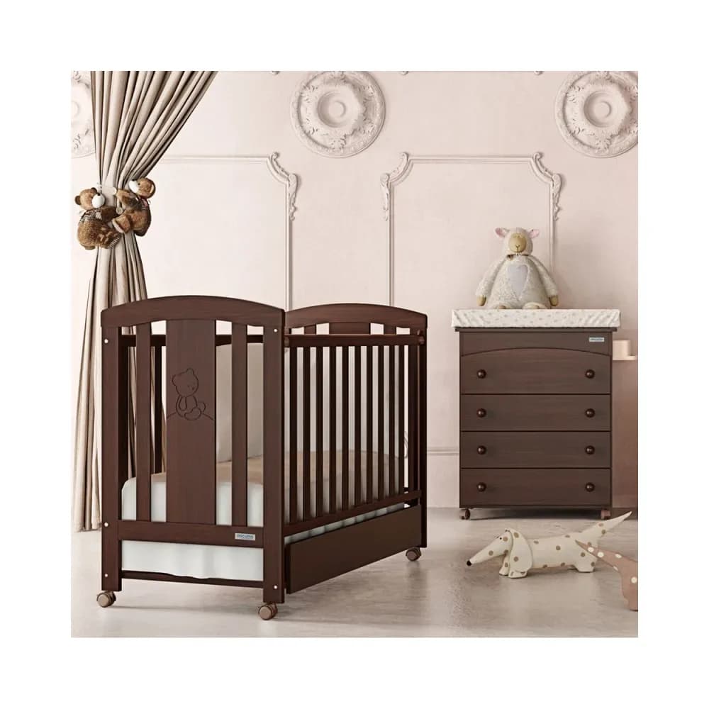 Кровать детская Micuna Nicole 120х60 см Chocolate NICOLE WALNUT фото 2
