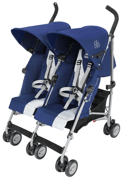 Коляска прогулочная для двойни Maclaren Twin Triumph Blue/Silver WM1Y120042