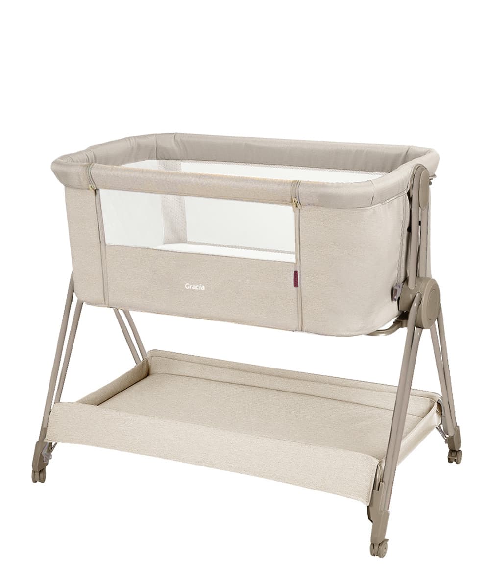 Ліжко приставне Carrello Gracia CRL-16502 Linen Beige Ліжко приставне Carrello Gracia CRL-16502 Linen Beige