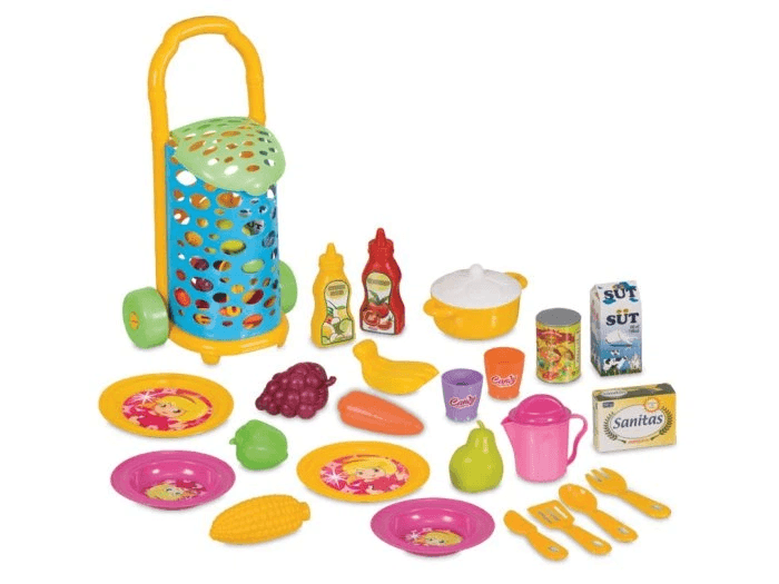 Візок з посудом та продуктами Dede Candy&Ken 01464