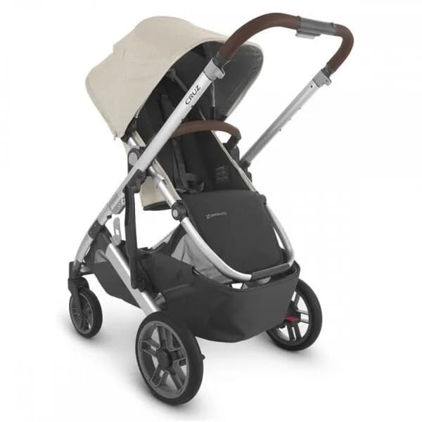 Коляска прогулянкова Uppababy Cruz V2 Declan Oat Melange/Silver frame/Chestnut leather 0420-CRZ-EU- DCL фото 3 Коляска прогулянкова Uppababy Cruz V2 Declan Oat Melange/Silver frame/Chestnut leather 0420-CRZ-EU- DCL фото 3