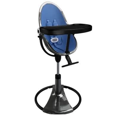 Стульчик для кормления Bloom Fresco Titanium + набор вкладышей Bloom Fresco riviera blue E10535-T-11-E10516-RBL Стульчик для кормления Bloom Fresco Titanium + набор вкладышей Bloom Fresco riviera blue E10535-T-11-E10516-RBL