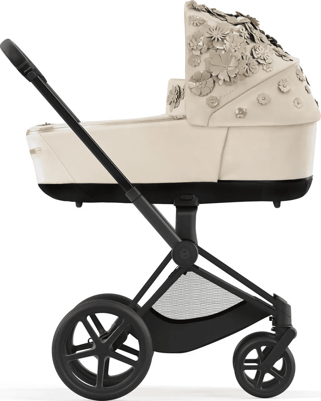 Коляска универсальная (люлька) Cybex Priam 4.0 Simply Flowers Beige/Matt Black 522000935/1 Коляска универсальная (люлька) Cybex Priam 4.0 Simply Flowers Beige/Matt Black 522000935/1