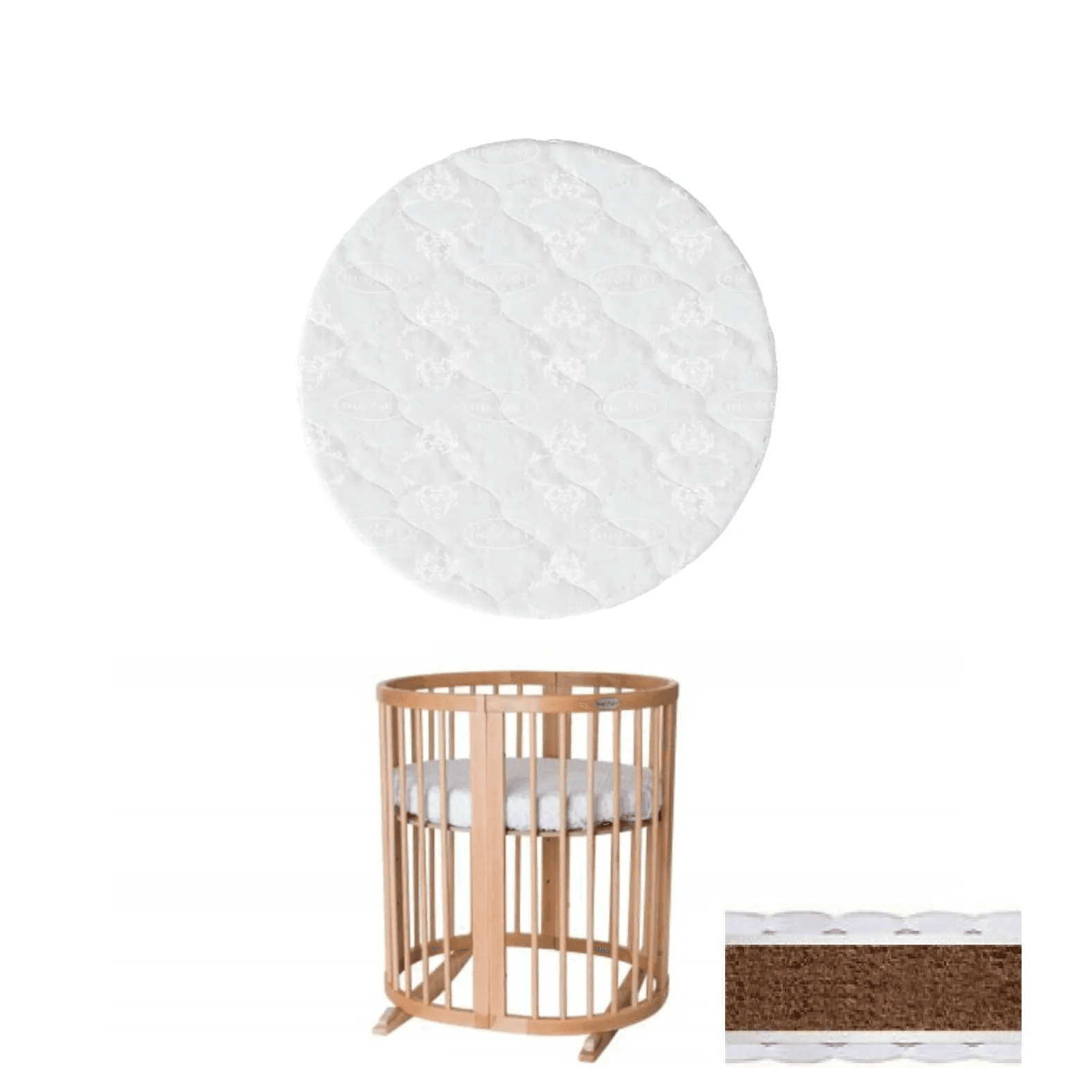 Матрас IngVart Smart bed Round 72х72см 2100020000009 Матрас IngVart Smart bed Round 72х72см 2100020000009