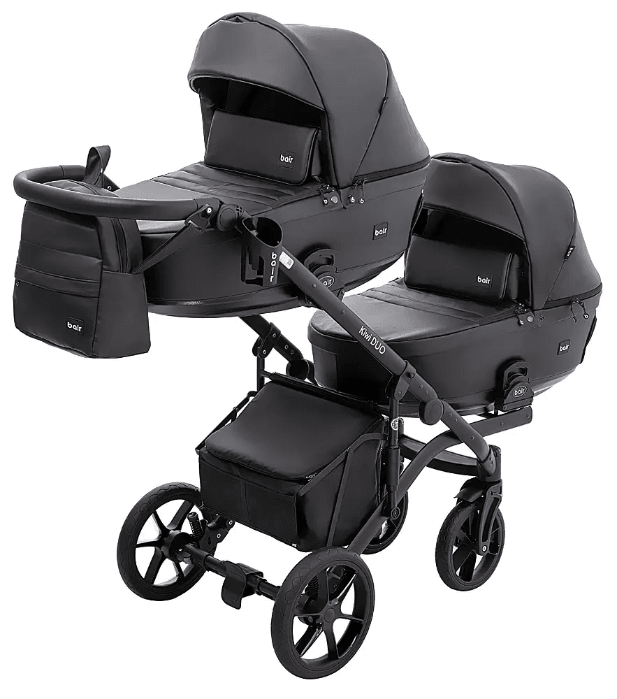 Коляска универсальная 2в1 для двойни Bair Kiwi Duo Eco BKD-15 681044
