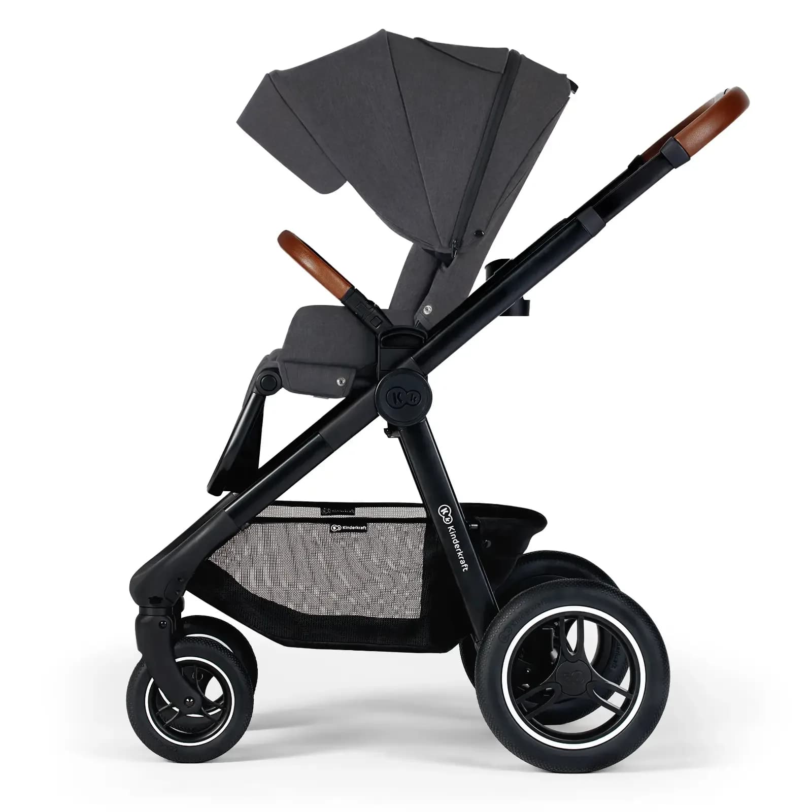Коляска універсальна 2в1 Kinderkraft Everyday 2 KSEVER0BDGR20BS Dark Gray Black Frame фото 2 Коляска універсальна 2в1 Kinderkraft Everyday 2 KSEVER0BDGR20BS Dark Gray Black Frame фото 2