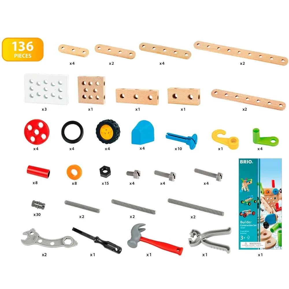 Конструктор BRIO Builder 136 ел 34587 фото 3 Конструктор BRIO Builder 136 ел 34587 фото 3