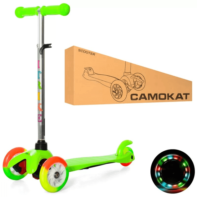 Самокат iTrike 3-х колісний BB 3-013-4-A-GR