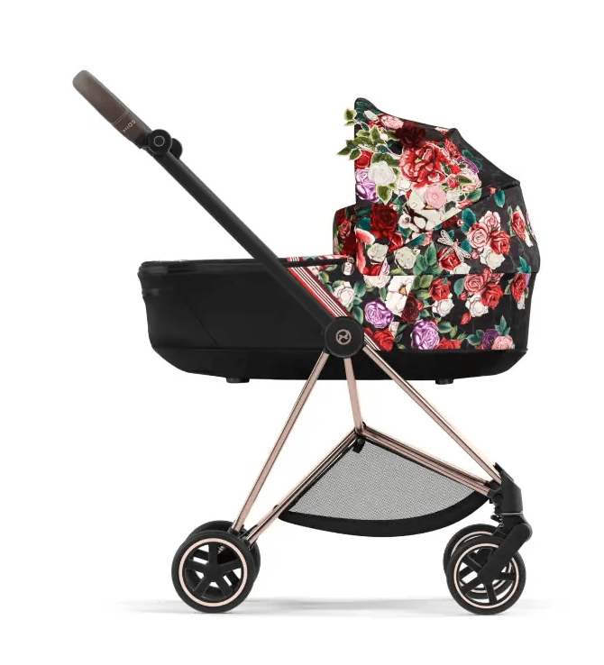Коляска универсальная (люлька) Cybex Mios 4.0 Spring Blossom Dark/Rosegold 519004019/4-1