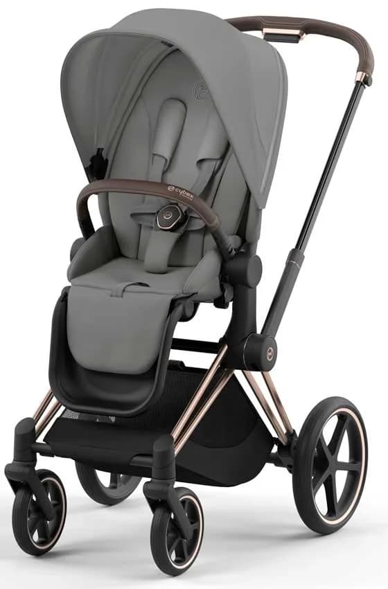 Коляска універсальна 2в1 Cybex Priam 4.0 Mirage Grey/Rosegold 523000809/4 фото 2 Коляска універсальна 2в1 Cybex Priam 4.0 Mirage Grey/Rosegold 523000809/4 фото 2