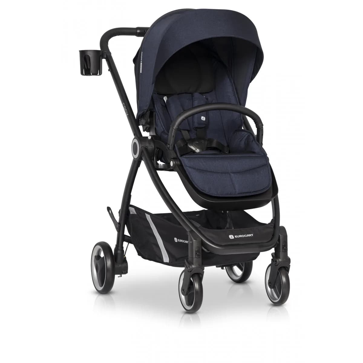 Коляска універсальна 2в1 Euro-cart Crox Cosmic blue 9023-ECC-02 фото 2 Коляска універсальна 2в1 Euro-cart Crox Cosmic blue 9023-ECC-02 фото 2