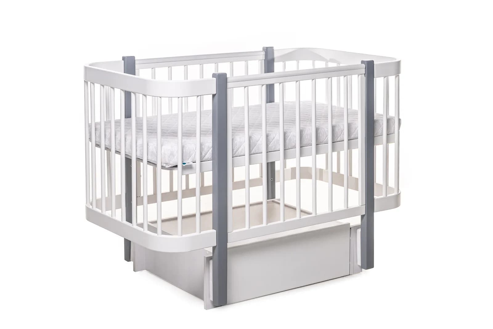 Кровать детская DeSon Рассвет с ящиком DS-8012-4 фото 2 Кровать детская DeSon Рассвет с ящиком DS-8012-4 фото 2