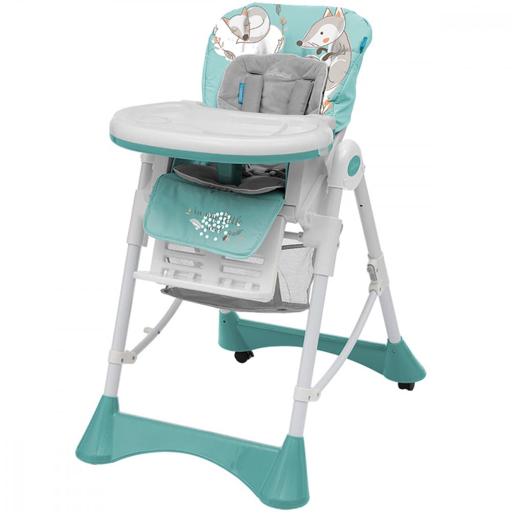Стульчик для кормления Baby Design Pepe 05 292095 turquoise Стульчик для кормления Baby Design Pepe 05 292095 turquoise