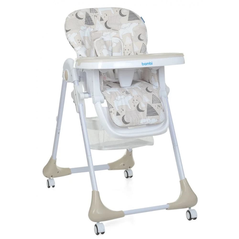 Стульчик для кормления Bambi M 3233 Mommy Bear Beige