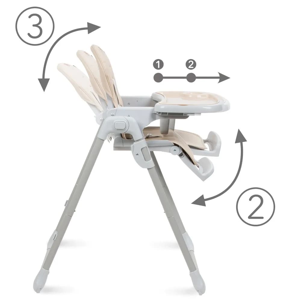 Стульчик для кормления Kidwell Beno beige KBB фото 5