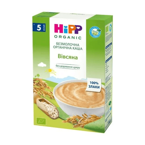 Каша безмолочна біо вівсяна HIPP 200г 3017-03