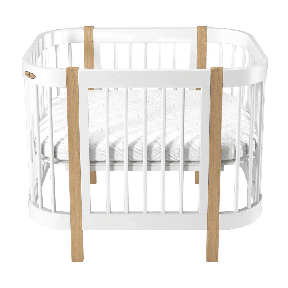 Ліжко-трансформер Royal Sleep Minimi 5в1 4004 біле/бук