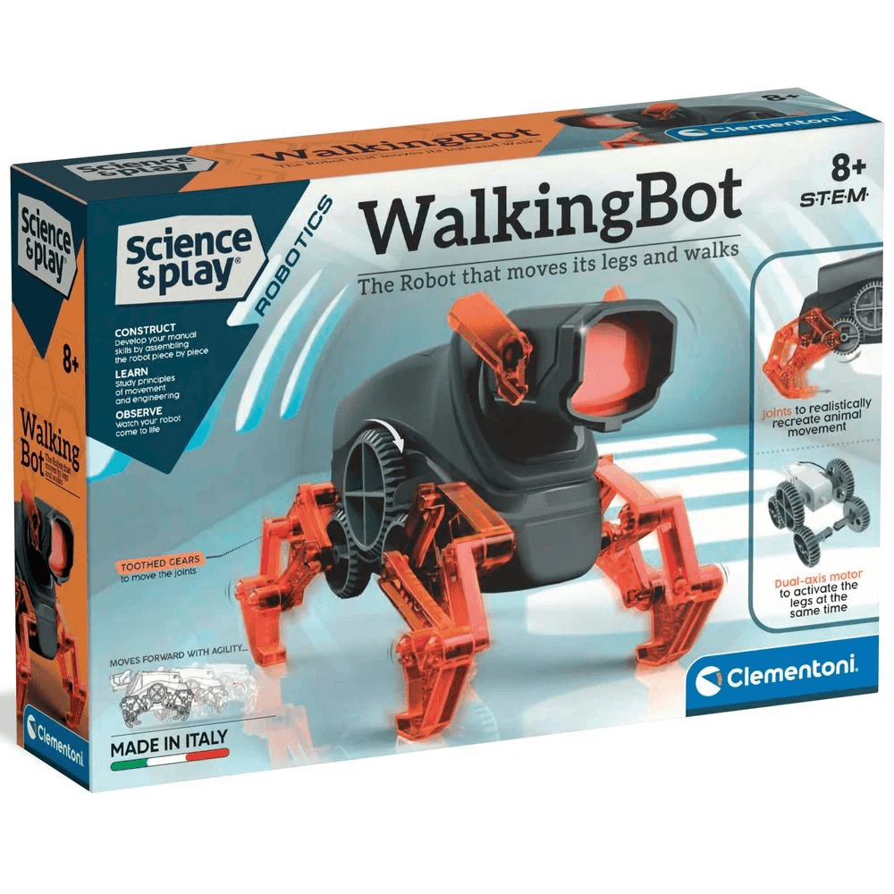 Конструктор Clementoni Робот WalkingBot 40дет 75039 Конструктор Clementoni Робот WalkingBot 40дет 75039