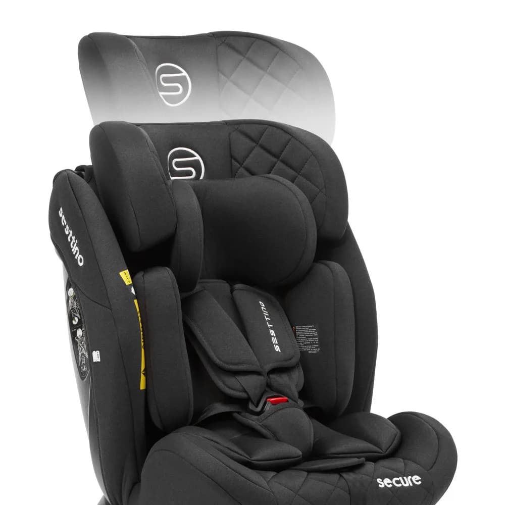 Автокрісло Sesttino Secure Pro i-Size black SSPB фото 2 Автокрісло Sesttino Secure Pro i-Size black SSPB фото 2