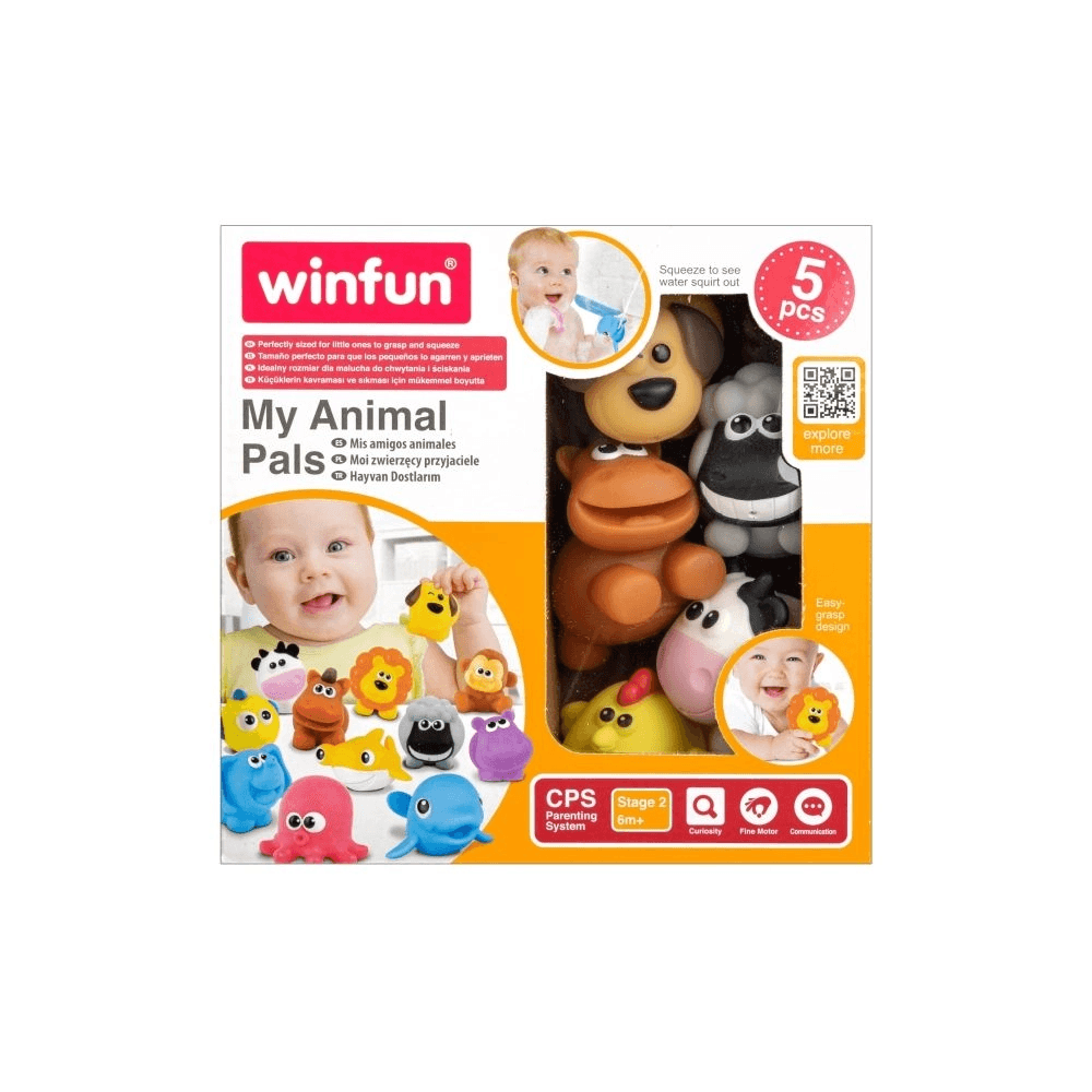 Іграшки для купання WinFun Домашние тварини 1302-NI Іграшки для купання WinFun Домашние тварини 1302-NI