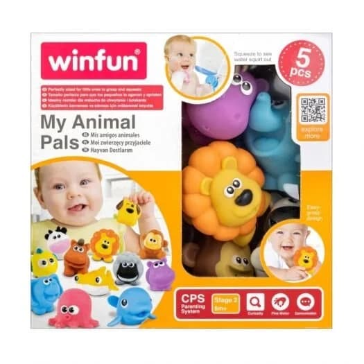 Іграшки для купання WinFun Дикі тварини 1303-NI фото 2 Іграшки для купання WinFun Дикі тварини 1303-NI фото 2