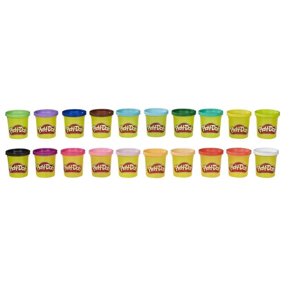 Маса для ліплення Play-Doh 40 банок E9413 фото 3 Маса для ліплення Play-Doh 40 банок E9413 фото 3