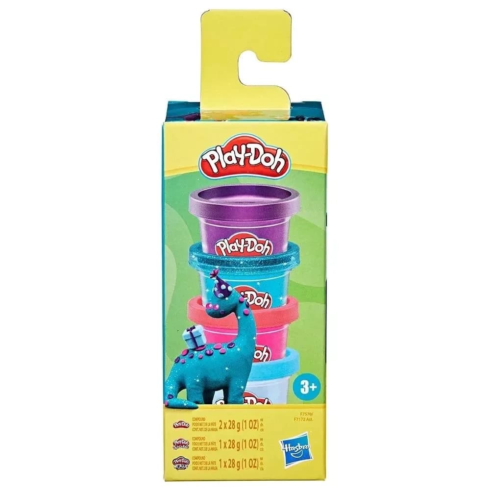 Набір для ліплення Play-Doh 4 банки F7172 фото 9 Набір для ліплення Play-Doh 4 банки F7172 фото 9