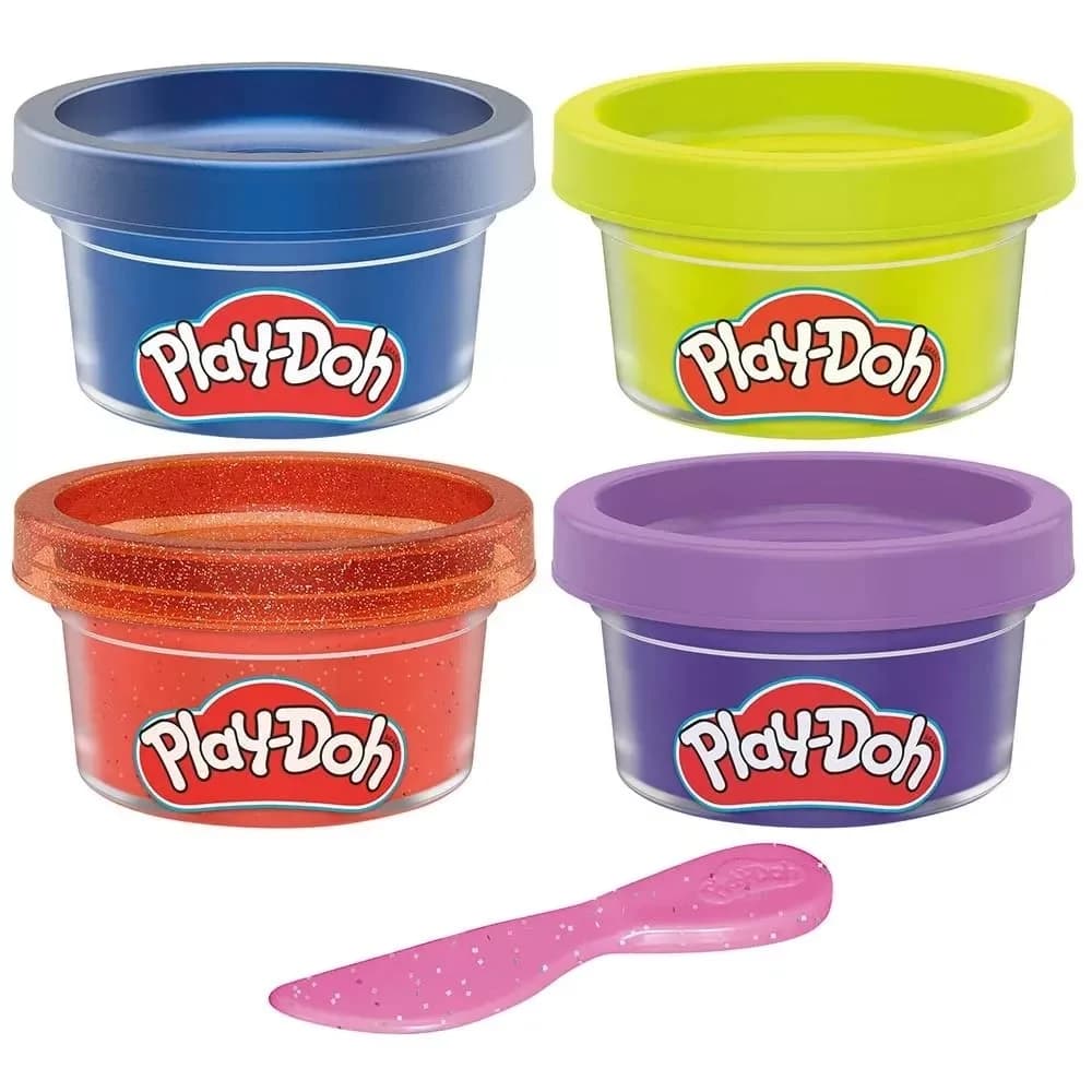 Набір для ліплення Play-Doh 4 банки F7172 фото 5 Набір для ліплення Play-Doh 4 банки F7172 фото 5
