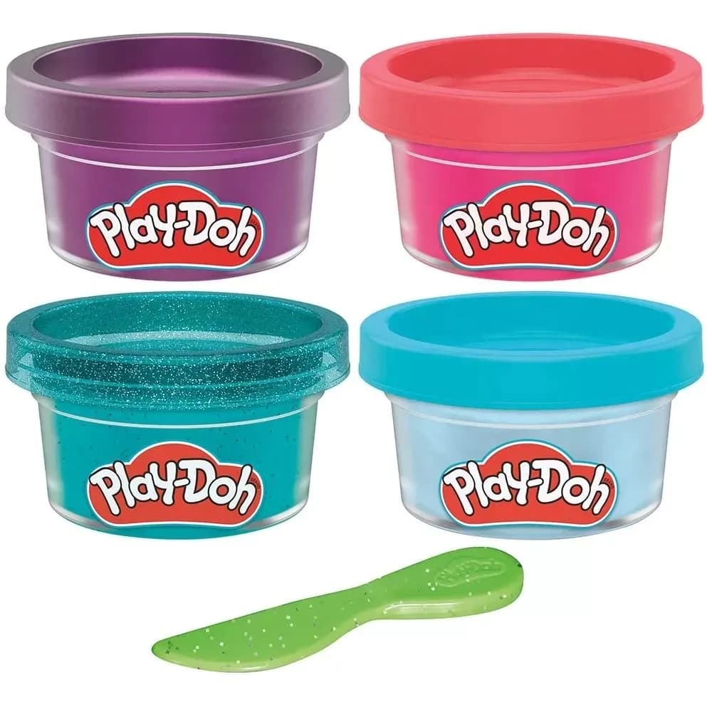 Набір для ліплення Play-Doh 4 банки F7172 фото 10 Набір для ліплення Play-Doh 4 банки F7172 фото 10