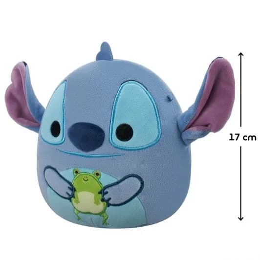Игрушка мягкая Squishmallows Стич с лягушкой 17см SQDI00730 фото 7 Игрушка мягкая Squishmallows Стич с лягушкой 17см SQDI00730 фото 7