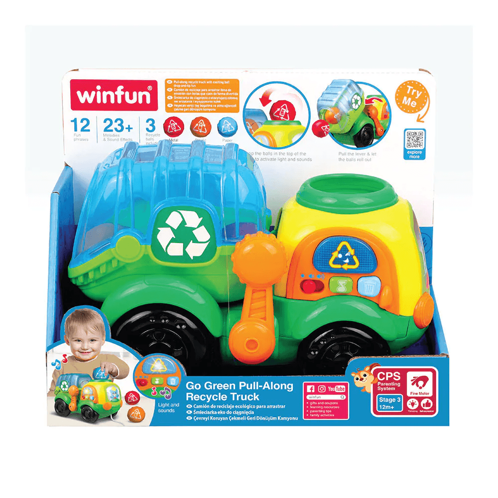 Каталка WinFun Сміттєвоз 250302-01 Каталка WinFun Сміттєвоз 250302-01