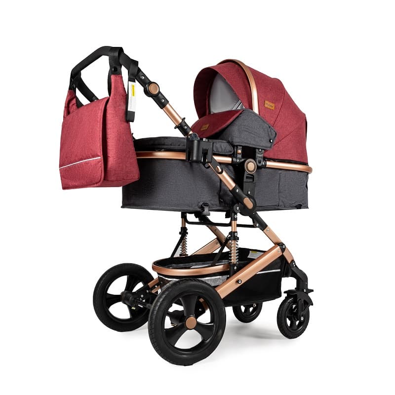 Коляска-трансформер 3в1 Ninos Brava New Red NB2021W31RG