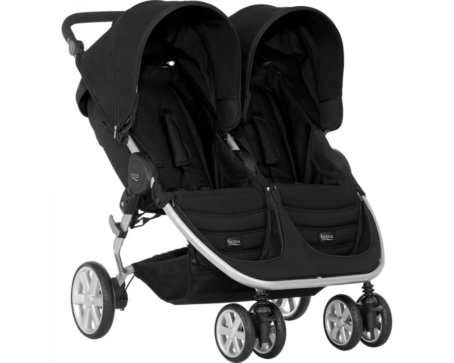 Коляска прогулочная для двойни Britax Romer B-Agile Double Cosmos Black 2000033222 фото 5 Коляска прогулочная для двойни Britax Romer B-Agile Double Cosmos Black 2000033222 фото 5