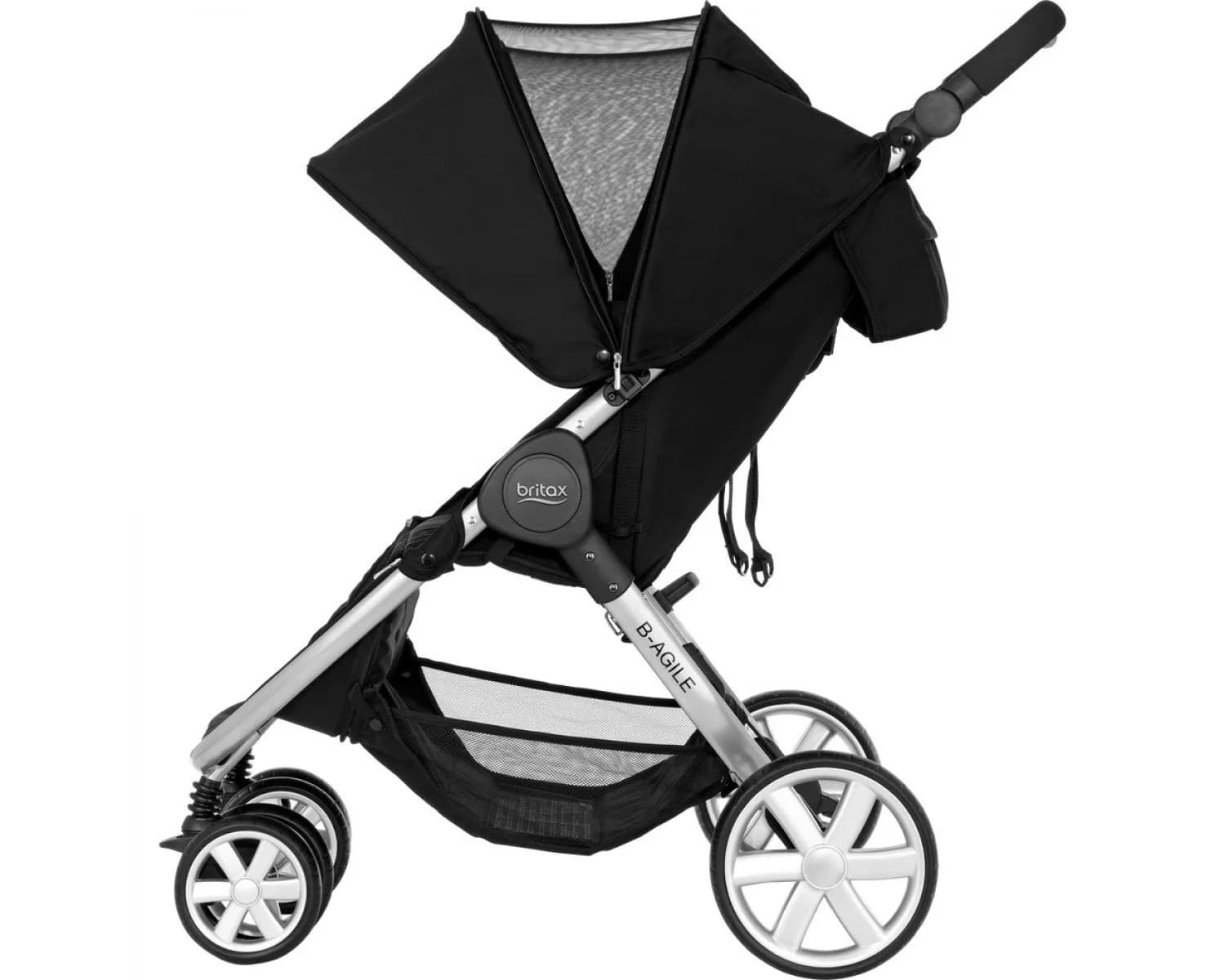 Коляска прогулочная для двойни Britax Romer B-Agile Double Cosmos Black 2000033222 фото 3 Коляска прогулочная для двойни Britax Romer B-Agile Double Cosmos Black 2000033222 фото 3
