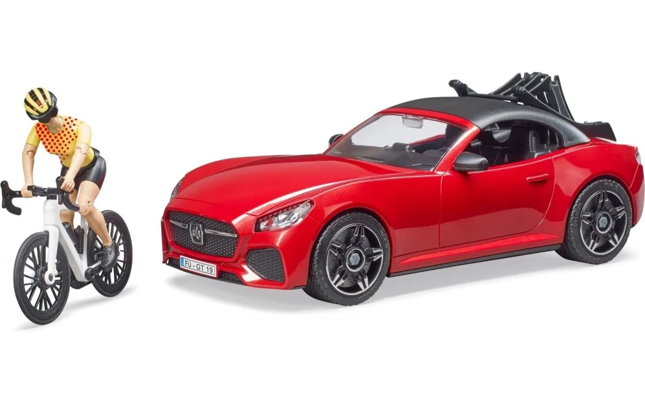 Автомобиль Roadster с велосипедом и фигуркой Bruder 03485 фото 5 Автомобиль Roadster с велосипедом и фигуркой Bruder 03485 фото 5