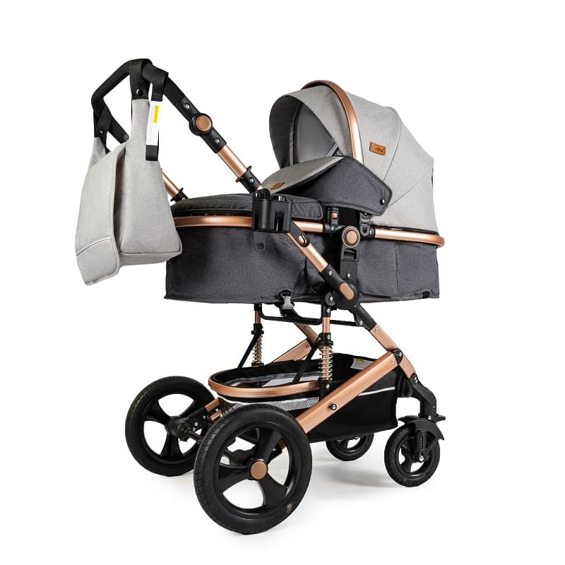 Коляска-трансформер 2в1 Ninos Brava New Grey NB2021NEWGG