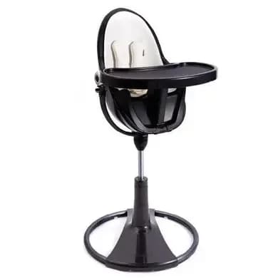 Стульчик для кормления Bloom Fresco Noir + набор вкладышей Bloom Fresco coconut white E10535-BB\E10516-CWL фото 4 Стульчик для кормления Bloom Fresco Noir + набор вкладышей Bloom Fresco coconut white E10535-BB\E10516-CWL фото 4