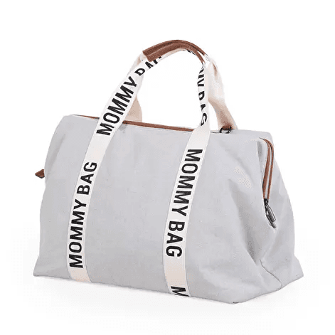 Сумка для мамы Childhome Signature canvas off white CWMBBSCOW