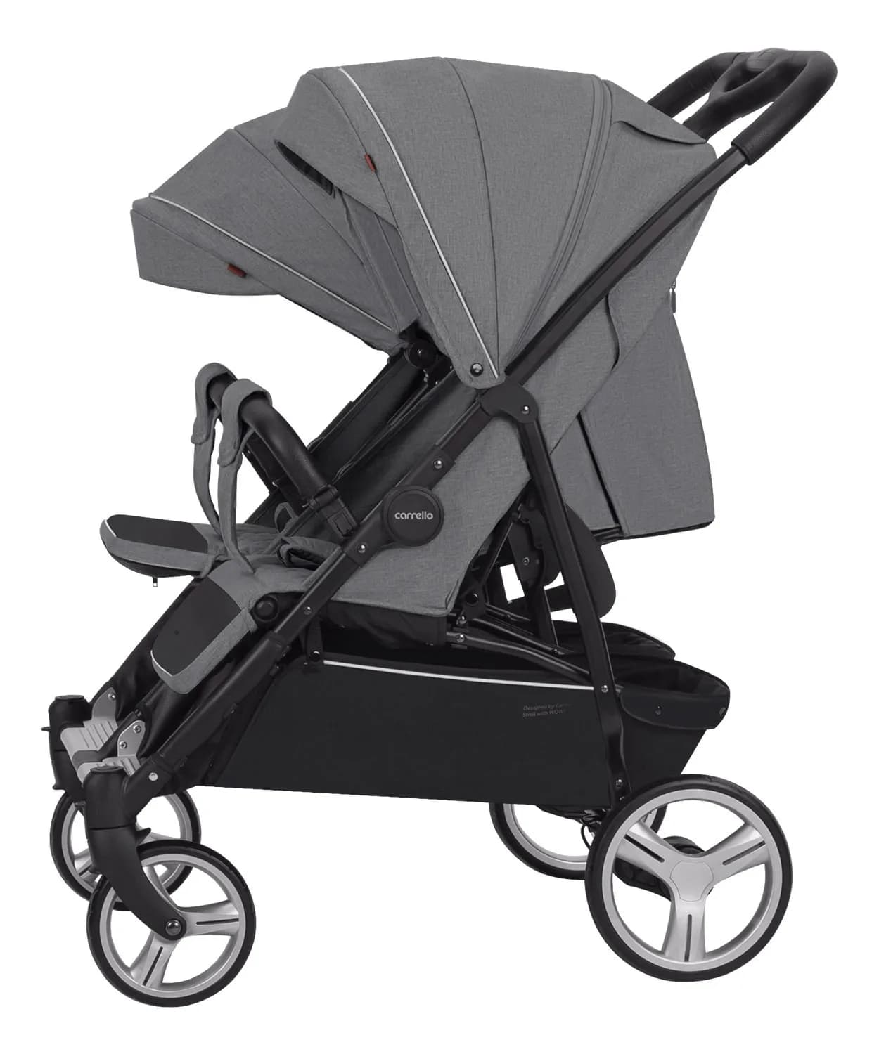 Коляска прогулянкова для двійні Carrello Connect CRL-5502 Ink Gray фото 4 Коляска прогулянкова для двійні Carrello Connect CRL-5502 Ink Gray фото 4